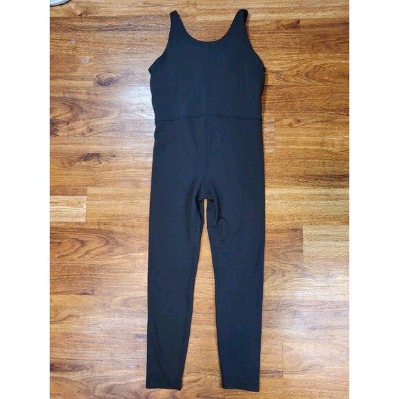 Athleta Girl Chit Chat One Piece Suit Size Large 12 Black - Picture 1 of 3